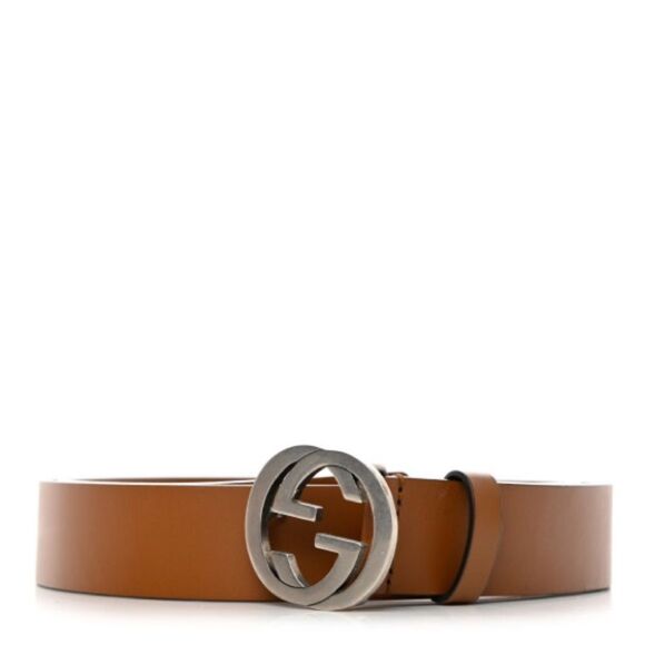 Brand new with box GUCCI 
Selleria Calfskin unisex  Interlocking G size 90 - Picture 2 of 8